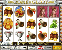 Rome And Glory Slot Screenshot
