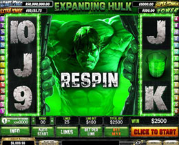 The Incredible Hulk Slot Screenshot