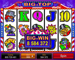 Big Top Slot Screenshot