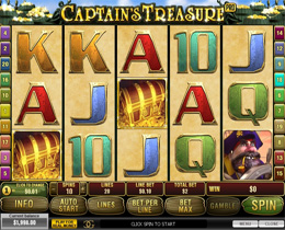 Captain's Treasure Pro Playtech Slot