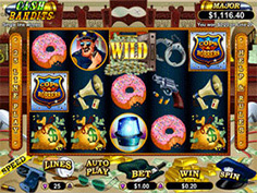 Cash Bandits - RTG Slot with a Crack the Safe Bonus